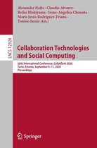 Lecture Notes in Computer Science 12324 - Collaboration Technologies and Social Computing