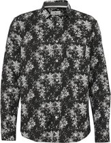 Tom Tailor Lange mouw Overhemd - 1018308 Zwart (Maat: L)