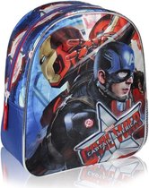 Marvel Avengers rugzak school Captain America rug tas bij verkleed pak