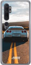 Xiaomi Mi Note 10 Hoesje Transparant TPU Case - Silver Sports Car #ffffff