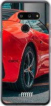 LG G8 ThinQ Hoesje Transparant TPU Case - Ferrari #ffffff