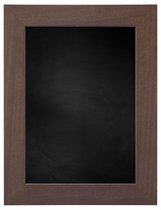 Zwart Schoolbord met Houten Lijst - Koloniaal - 67 x 87 cm - Lijstbreedte: 39 mm - Breed
