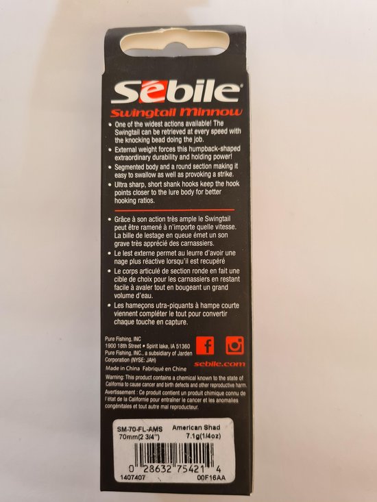 Sebile - American shad - 0.6-1.2m van SEB — afbeelding 2