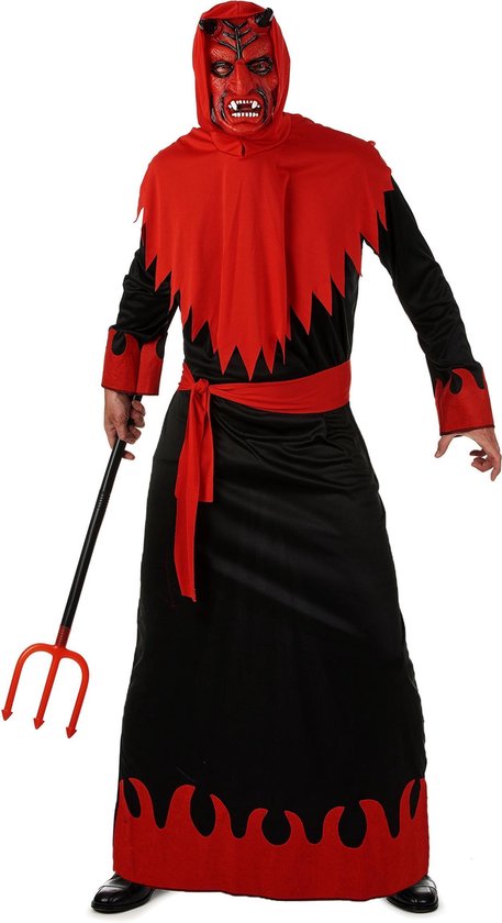 LUCIDA - Zwart met rood duivel kostuum voor heren - M/L | bol.com