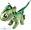 foto van Hoe tem je een draak / How to train your dragon Groen Toothless Draken Pluche Knuffel 30 cm | Black Dragon and Friends | Toothless, Night Fury, Stormfly, Meatlug, Boneknapper, Gronckle, Hookfang | Draak Plush | Speelgoed voor kinderen
