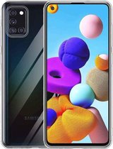 Samsung a31 hoesje siliconen case transparant - Samsung galaxy a31 hoesje siliconen case transparant hoes cover