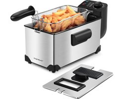 Aigostar Ushas 30HEZ - Frituurpan -friteuse 3 liter - koude zone - RVS - WK