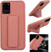 Backcover Grip voor Samsung S20 Ultra Hoesje - Roze