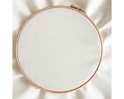 50 x 54 cm Aida 14 Antiek Wit | 5.4 kruisjes per cm | Hoge kwaliteit borduurstof voor kruissteken Antiek Wit