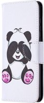 Panda beer agenda wallet book case hoesje Samsung Galaxy A21s