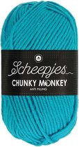 Scheepjes Chunky Monkey 100g - 1068 Turquoise - Blauw