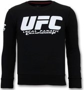 Luxe Sweater Heren - UFC Championship - Zwart