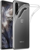 HB Hoesje Geschikt voor OnePlus Nord Transparant - Siliconen Back Cover