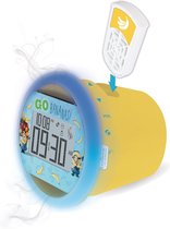 Lexibook by Sensorwake Universal Verschrikkelijke ikke Minions Geurende wekker, ontspannend licht, FM radio, op batterijen of USB-kabel, geel / blauw, CS100DES