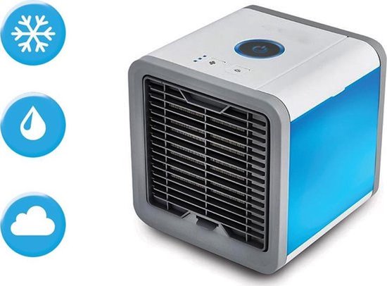 COMMODOOR - Mini airco - Air Cooler met waterreservoir en sfeerverlichting  - USB... | bol.com