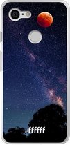 Google Pixel 3 Hoesje Transparant TPU Case - Full Moon #ffffff