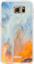 Samsung Galaxy S6 Hoesje Transparant TPU Case - Fire Against Water #ffffff