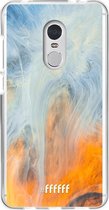 Xiaomi Redmi 5 Hoesje Transparant TPU Case - Fire Against Water #ffffff