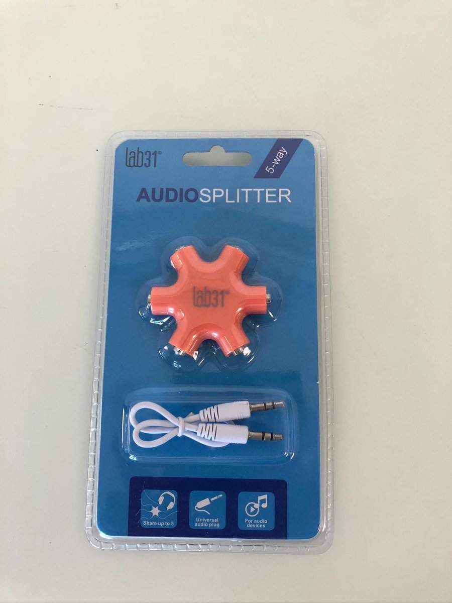 Splitter audio Lab31 - une pièce | bol.com