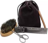 Baardverzorging set, Kam set, Kapper schaar, Boar scheren , Baard borstel, Grooming kit, Gift set