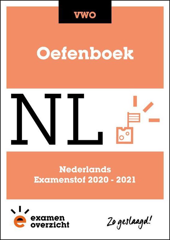 ExamenOverzicht - Oefenboek Nederlands VWO - cover