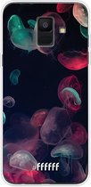Samsung Galaxy A6 (2018) Hoesje Transparant TPU Case - Jellyfish Bloom #ffffff
