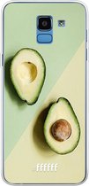 Samsung Galaxy J6 (2018) Hoesje Transparant TPU Case - Avocado Aficionado #ffffff