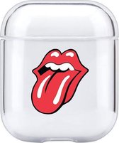 Geschikt voor Airpods - Hard Cover Case - Airpods hoesje - Airpods - Airpods case - Rolling Stones