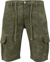 Urban Classics Cargo Korte broek -Taille, 32 inch- Camo Cargo Groen