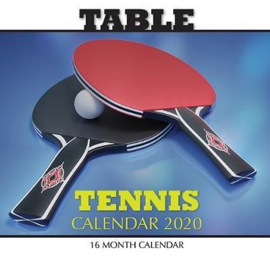 Table Tennis Calendar 2020, Golden Print 9781711836553 Boeken