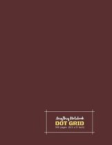 Dot Grid Notebook - AmyTmy Notebook - 8.5 x 11 inch - 100 pages