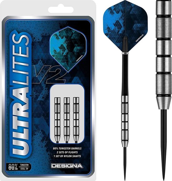 Afbeelding van het spel Designa Darts Ultralites V2 Twin Micro Grip 18 gram