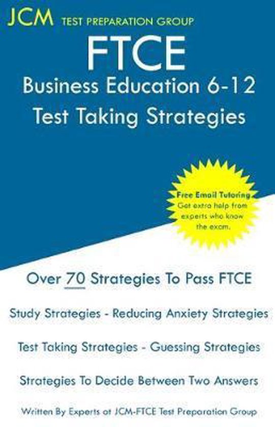 FTCE Business Education 6-12 - Test Taking Strategies - cover
