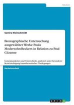 Ikonographische Untersuchung ausgewahlter Werke Paula Modersohn-Beckers in Relation zu Paul Cezanne