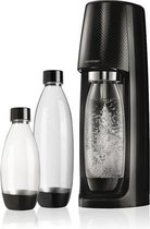 Sodastream Mega Pack Spirit Bruiswatertoestel + 60L CO2-cilinder en 3 Flessen Zwart