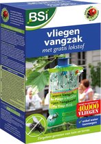 BSI Vliegenvangzak Mét Lokstof - ECO Vangt & Verteert Tot 40.000 Vliegen - Enkel Water Toevoegen - 1 Zak