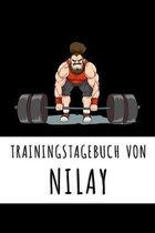 Trainingstagebuch von Nilay: Personalisierter Tagesplaner f�r dein Fitness- und Krafttraining im Fitnessstudio oder Zuhause