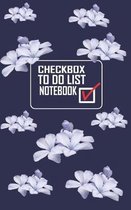 Checkbox To Do List Notebook