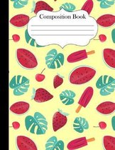 Composition Notebook: Cute Doodle Bikes Notebook 8.5 x 11 inches college ruled 120 pages for teachers, girls, school, women