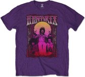 Jimi Hendrix Heren Tshirt -XXL- Karl Ferris Wheel Paars