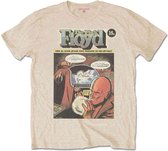 Pink Floyd - Comic Heren T-shirt - L - Creme