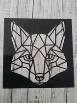 Vos stencil, kaarten maken, scrapbooking, dieren