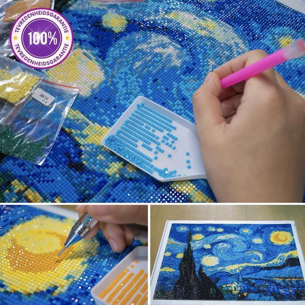 5D Diamond Schilderij Kits, Blauwe Zee Schildpad Dieren WOWDECOR Volledige Boor DIY Diamant Art Kruissteek Verf door Nummers
