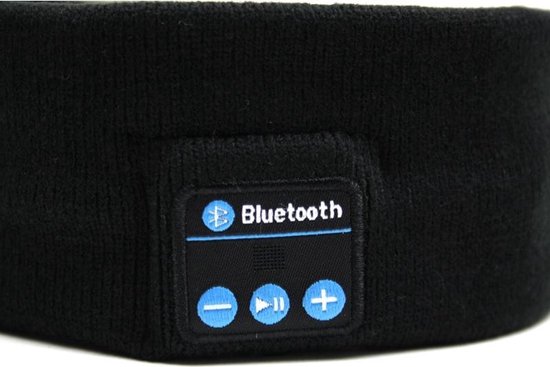 Slaapmasker Bluetooth | Slaap Koptelefoon | Slaaptrainer ASMR |  Anti Snurk | Beter Slapen | Snurken | Nachtrust | ASMR | Zwart - Merkloos
