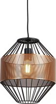 QAZQA mariska - Design Hanglamp - 1 lichts - Ø 30 cm - Koper -  Woonkamer | Slaapkamer | Keuken