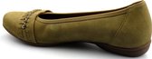 Gabor 22.628.34 dames ballerina - groen - maat 38,5