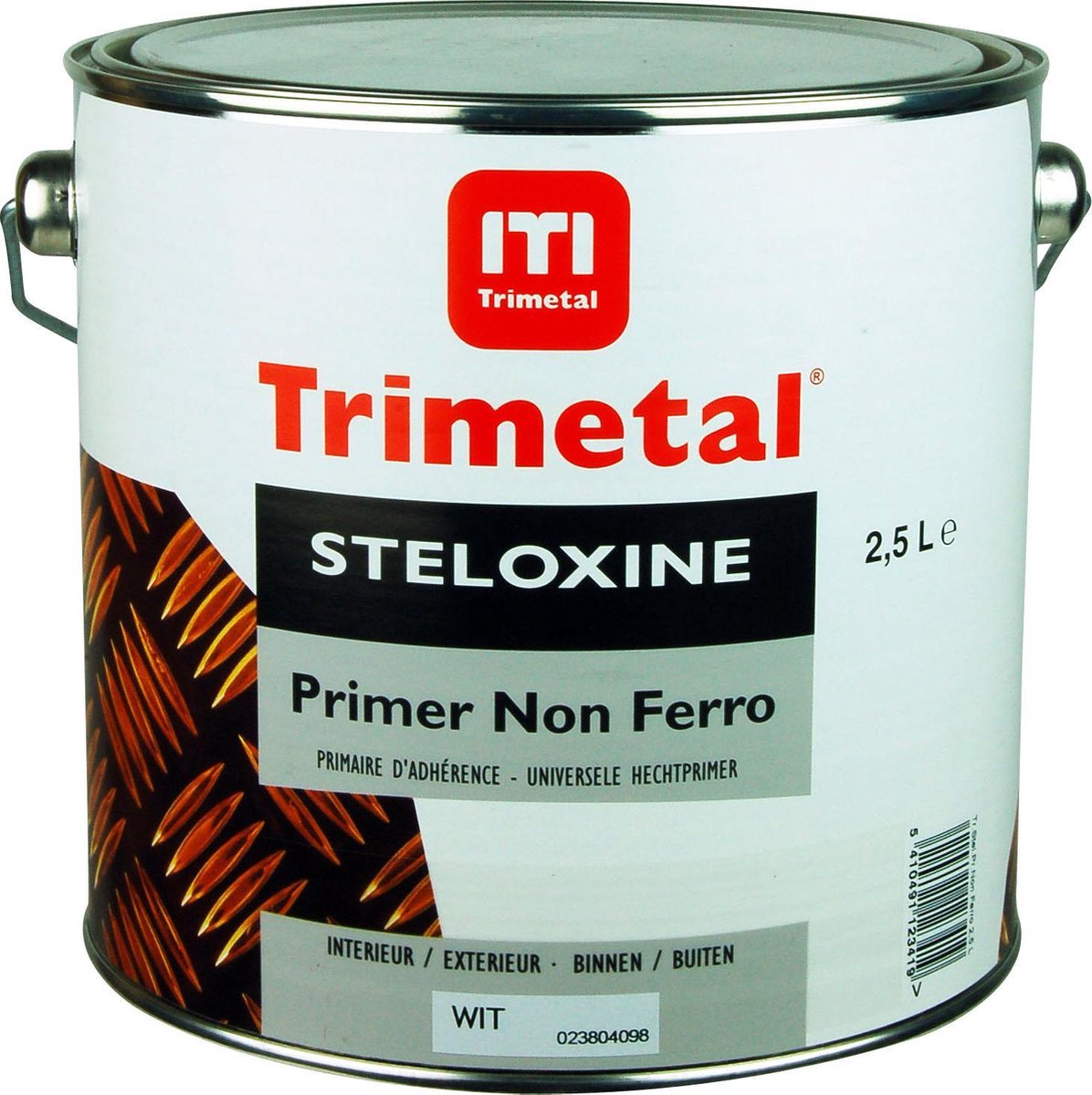 Trimetal Steloxine Primer Non Ferro - 0,5 l - 10 m²/l - Wit