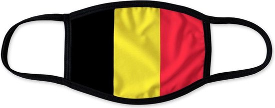 Mondkapje België vlag | wasbaar mondmasker | Leuke mondkapjes | bol.