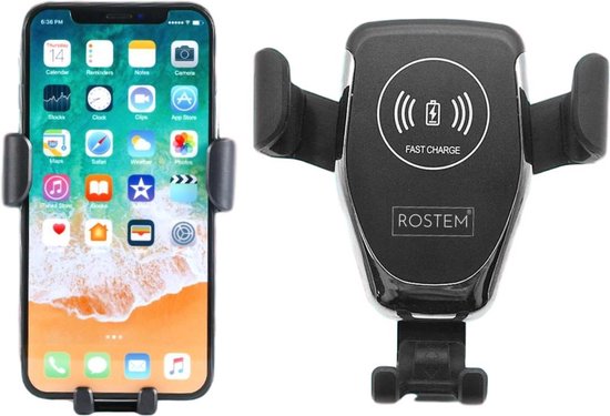 heroïsch negeren Stemmen Draadloze QI Auto Snel Oplader Voor Telefoon - Telefoon Draadloos Opladen -  Auto... | bol.com