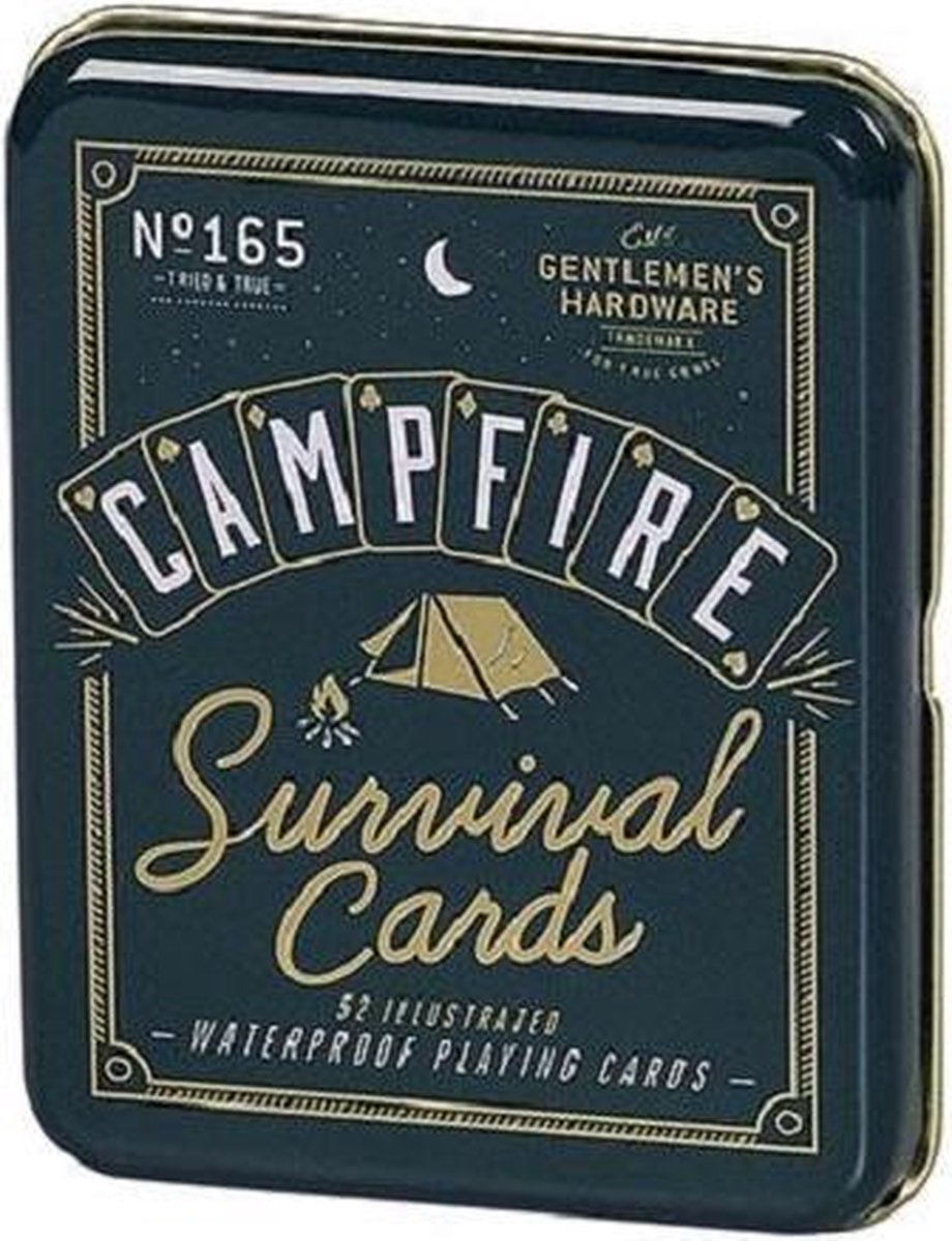 Gentlemen's Hardware Retro Campfire Games Survival Cards Kaartspel